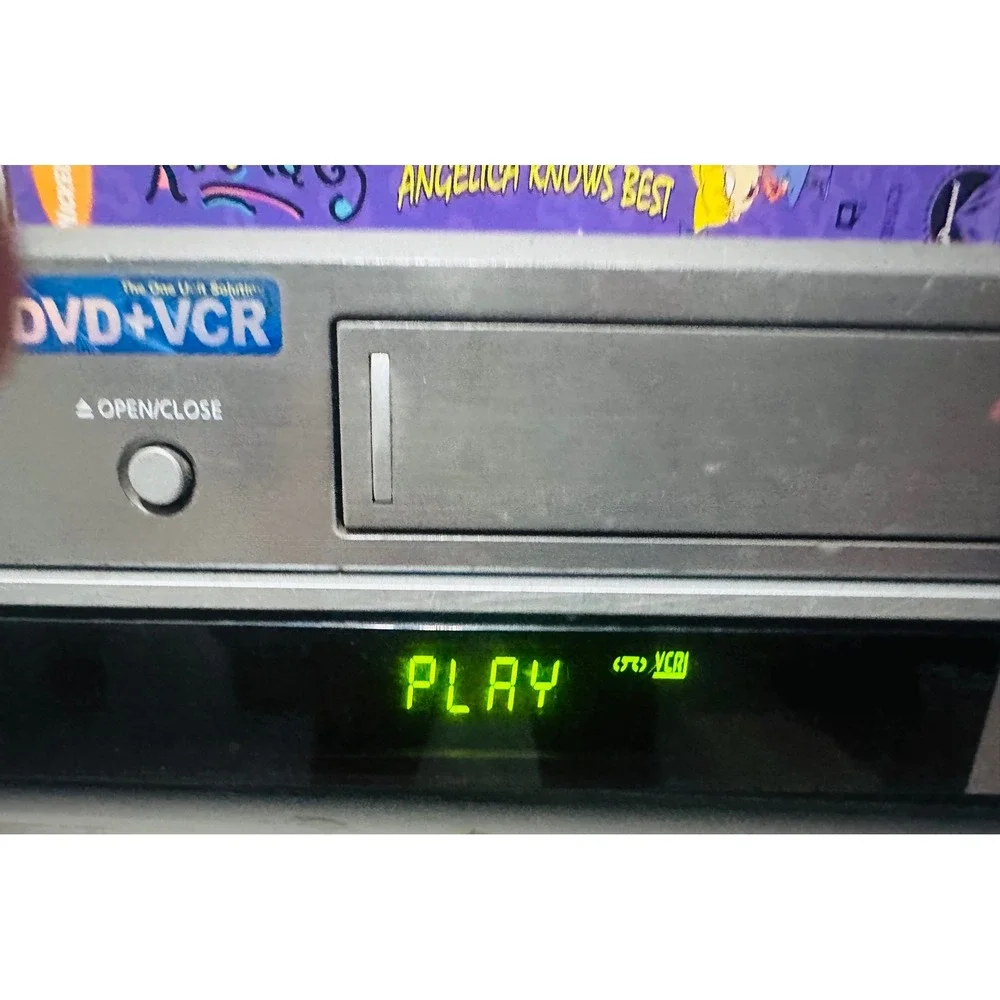 Samsung DVD-V2000 DVD VCR VHS Combo Player Recorder Vintage 2003 Tested Y2K Home